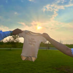 COUPLEHOODIES Personalized Baby Onesie Bodysuit – Custom Embroidery Gift for Pregnancy Reveal Baby Shower or First Grandchild