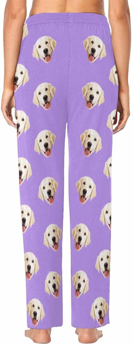 Custom Face Pajamas Pants Personalized Sleepwear Bottoms for Women XS-XXL