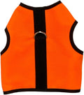 Kitty Holster Cat Harness – Ultra-Breathable Cool Mesh, Cat Accessories - 100% Cotton Lining, Lightweight & Secure with Hook-and-Loop, Vet-Recommended, Made in USA – M/L, Safety Orange