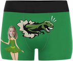 M YESCUSTOM Custom Faces Funny Short Briefs Gift for Husband Underwear