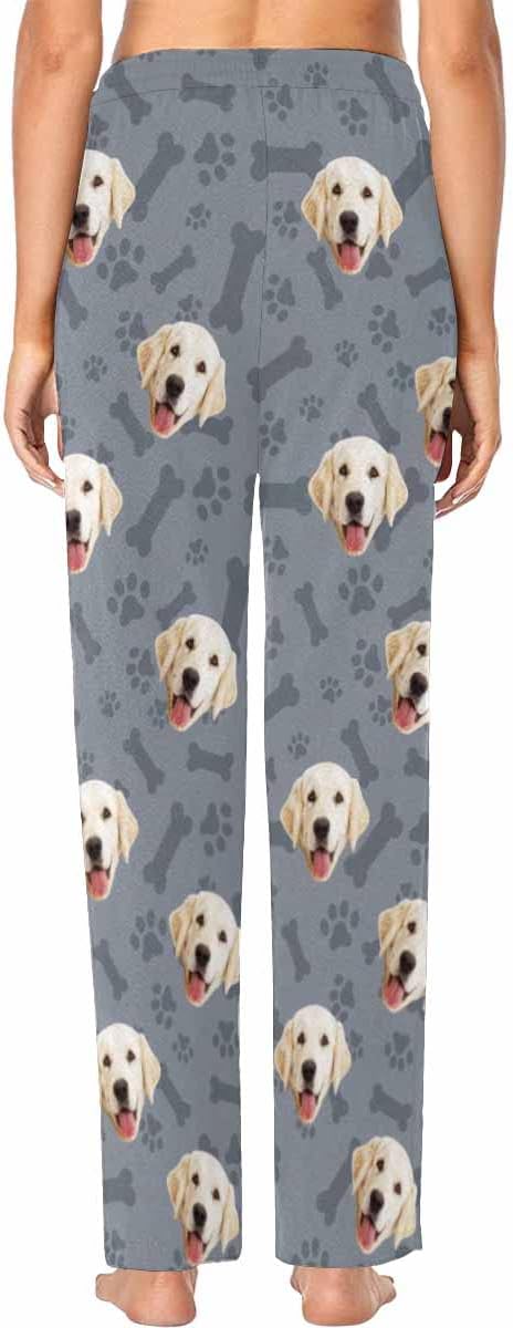 Custom Face Pajamas Pants Personalized Sleepwear Bottoms for Women XS-XXL