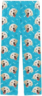 Custom Face Pajamas Pants Personalized Sleepwear Bottoms for Women XS-XXL
