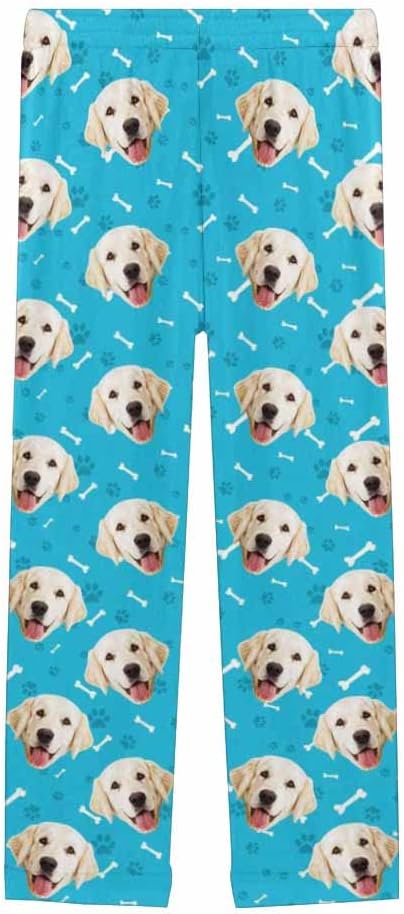 Custom Face Pajamas Pants Personalized Sleepwear Bottoms for Women XS-XXL
