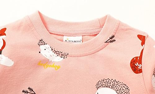 Bumeex Toddler Girl Sweatshirt Clothes Outfit,Cotton Crewneck Christmas Clothing