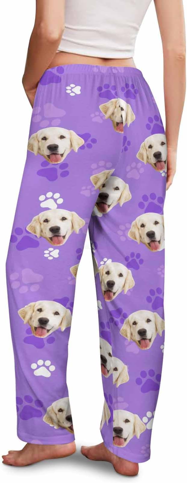 Customized Face Pajama Custom Pajama Pants with Photo for Women Mom