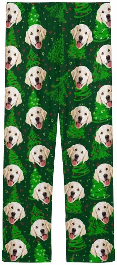 Custom Face Pajamas Pants Personalized Nightwear Bottoms for Women XS-XXL