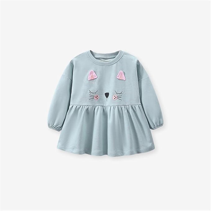Little Girls Unicorn Outfits 2 Piece Kids Ruffle Sleeve Sweatshirt + Leggings Fall Leopard Clothing Sets 2-10 Years Old