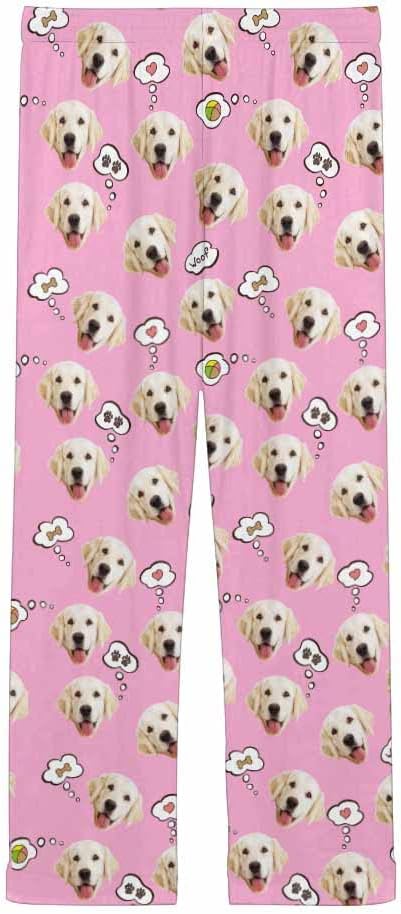 Custom Face Pajamas Pants Personalized Sleepwear Bottoms for Women XS-XXL