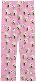 Custom Face Pajamas Pants Personalized Sleepwear Bottoms for Women XS-XXL