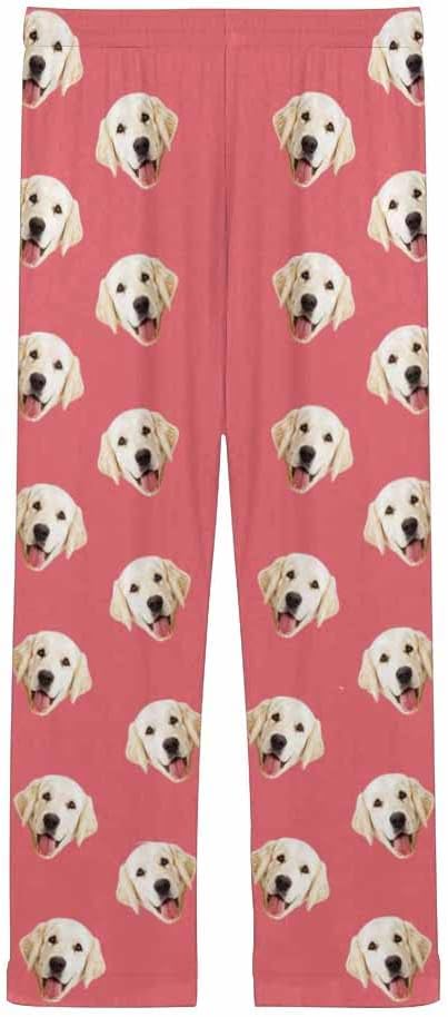 Custom Face Pajamas Pants Personalized Sleepwear Bottoms for Women XS-XXL