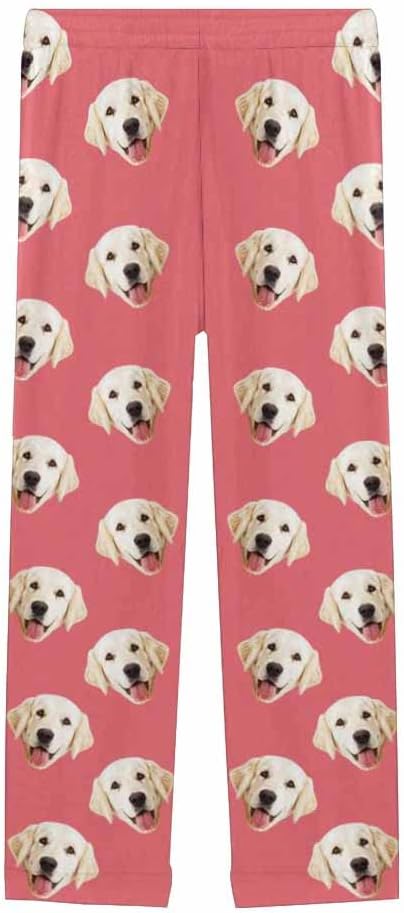 Custom Face Pajamas Pants Personalized Sleepwear Bottoms for Women XS-XXL