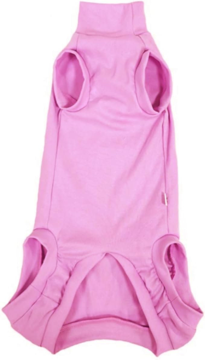 Sphynx Cat Clothes Sleeveless Bodysuit Elastic Hairless Cat Pajamas Pet Clothes Cat Surgery Recovery Suit for Cats Dogs After Surgery Wear Suit (Fuchsia, X-Large (11-14 lbs))