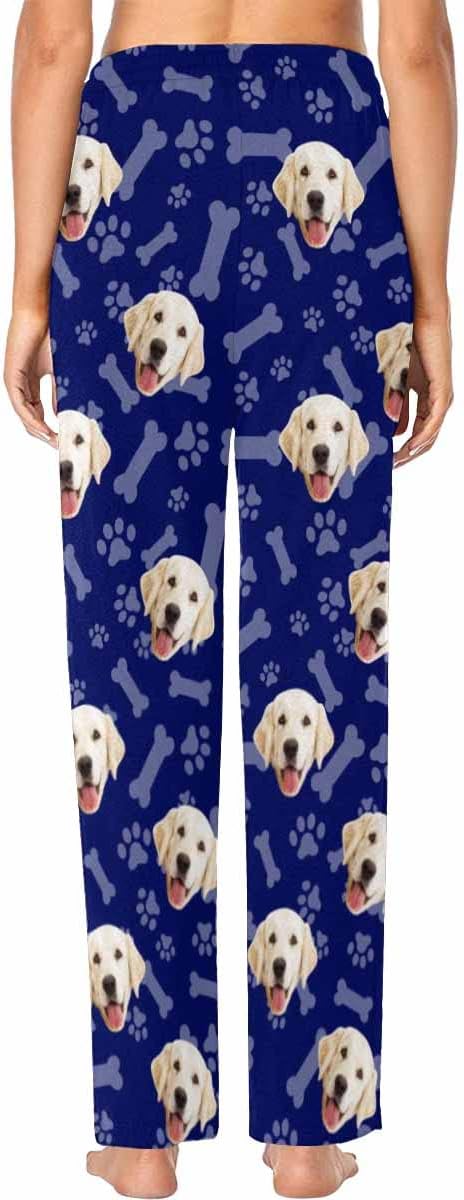 Custom Face Pajamas Pants Personalized Sleepwear Bottoms for Women XS-XXL