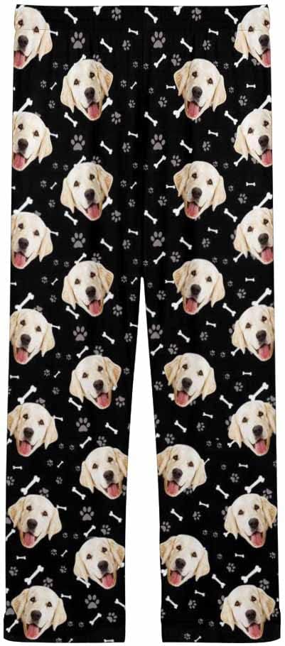 Custom Face Pajamas Pants Personalized Sleepwear Bottoms for Women XS-XXL