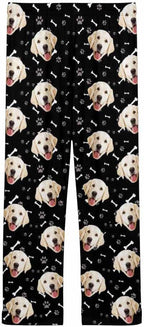 Custom Face Pajamas Pants Personalized Sleepwear Bottoms for Women XS-XXL