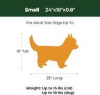 BALANCE Dog Crate Pad, Dog Foam Crate Mat Kennel Pad, Washable Water-Resistant Pet Bed Flat Dogs Cage Mat for Small Dogs