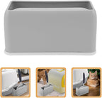 POPETPOP Durable Cat Litter Scoop Holder- Universal Litter Scooper Stand for Easy Cleaning and Storage, Plastic Cat Litter Scoop Stand for Cat Litter Box Accessories