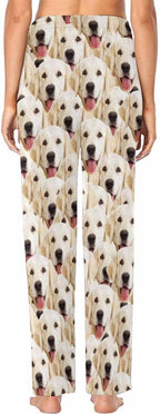 Custom Face Pajamas Pants Personalized Sleepwear Bottoms for Women XS-XXL