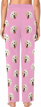 Custom Face Pajamas Pants Personalized Sleepwear Bottoms for Women XS-XXL