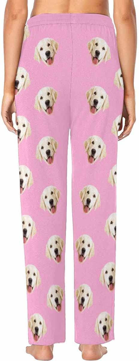 Custom Face Pajamas Pants Personalized Sleepwear Bottoms for Women XS-XXL