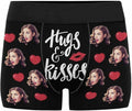 M YESCUSTOM Custom Faces Funny Short Briefs Gift for Husband Underwear