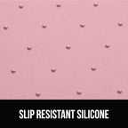 GORILLA GRIP 100% Waterproof Raised Edge BPA Free Silicone Pet Feeding Mat, Dog Cat Food Mats Contain Spills Protects Floors, Placemats for Cats and Dogs Water Bowl, Pets Accessories 16x10, Pink