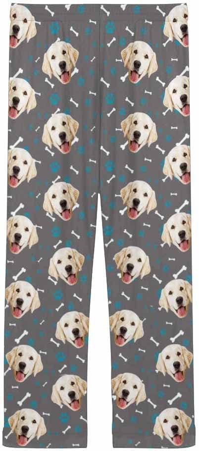 Custom Face Pajamas Pants Personalized Sleepwear Bottoms for Women XS-XXL