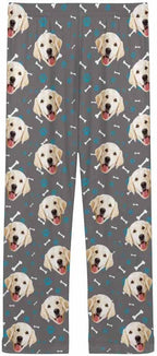Custom Face Pajamas Pants Personalized Sleepwear Bottoms for Women XS-XXL