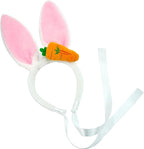 Lionheart glory Dog Easter Day Headband Bunny Rabbit Ear Headwear Pet Easter Carrot Cute Costume Accessories for Small Medium Large Dogs