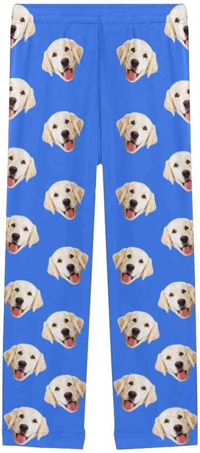 Custom Face Pajamas Pants Personalized Sleepwear Bottoms for Women XS-XXL