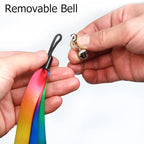 LASOCUHOO Cat Wand Toys Refills, Cat Wand Replacement, Assorted Teaser Refills with Bell for Most Cats, Kittens