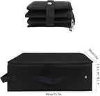 Portable Cat Travel Litter Box with Zipped Lid, Foldable Travel Litter Box, No Leakage, No Smell, Waterproof, Easy to Carry, Easy to Use in Hotels, Car