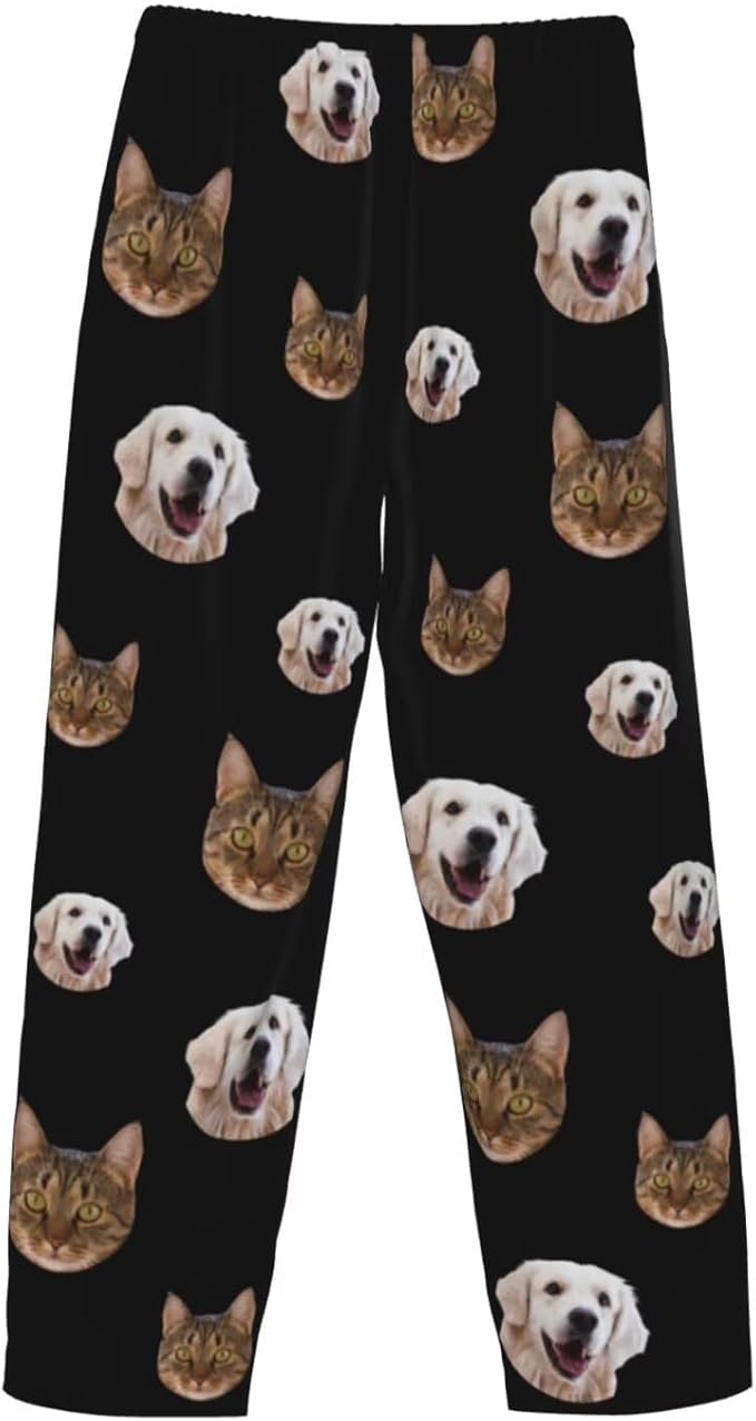 Custom Pajama Pants Personalized Pajama Bottoms With Photo Customizable Pajama For Men Women Add Your Design