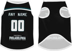 Philadelphia Custom Pet Jersey Dog Jersey Clothes Various Sizes Customized Any Name & Number for Small & Middle and Big Dogs