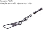 Retractable Cat Wand - Interactive 3-Section Teaser Toy, Fishing Pole Exerciser for Cats and Kittens (Replacement Not Included)