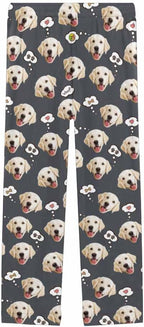 Custom Face Pajamas Pants Personalized Sleepwear Bottoms for Women XS-XXL