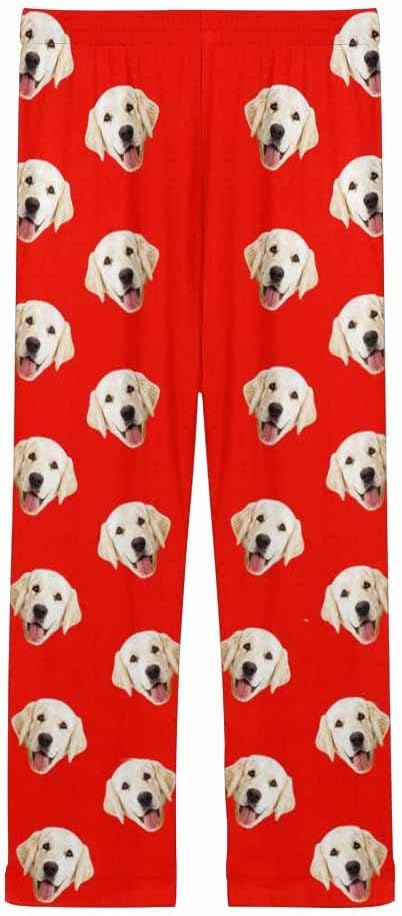 Custom Face Pajamas Pants Personalized Sleepwear Bottoms for Women XS-XXL