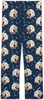 Custom Face Pajamas Pants Personalized Sleepwear Bottoms for Women XS-XXL