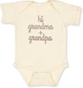 COUPLEHOODIES Personalized Baby Onesie Bodysuit – Custom Embroidery Gift for Pregnancy Reveal Baby Shower or First Grandchild