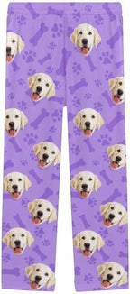 Custom Face Pajamas Pants Personalized Sleepwear Bottoms for Women XS-XXL
