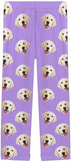 Custom Face Pajamas Pants Personalized Sleepwear Bottoms for Women XS-XXL