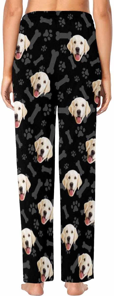 Custom Face Pajamas Pants Personalized Sleepwear Bottoms for Women XS-XXL