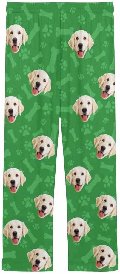 Custom Face Pajamas Pants Personalized Sleepwear Bottoms for Women XS-XXL