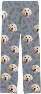 Custom Face Pajamas Pants Personalized Sleepwear Bottoms for Women XS-XXL
