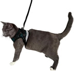 Travel Cat The Emerald Explorer Limited Edition Green Harness and Leash Set - Adjustable Fit Mesh Cat Harness with Reflective Strap - Escape Proof Harness for Cats, Kitten (Emerald, Extra Small)
