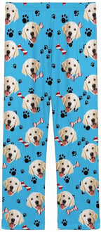 Custom Face Pajamas Pants Personalized Nightwear Bottoms for Women XS-XXL
