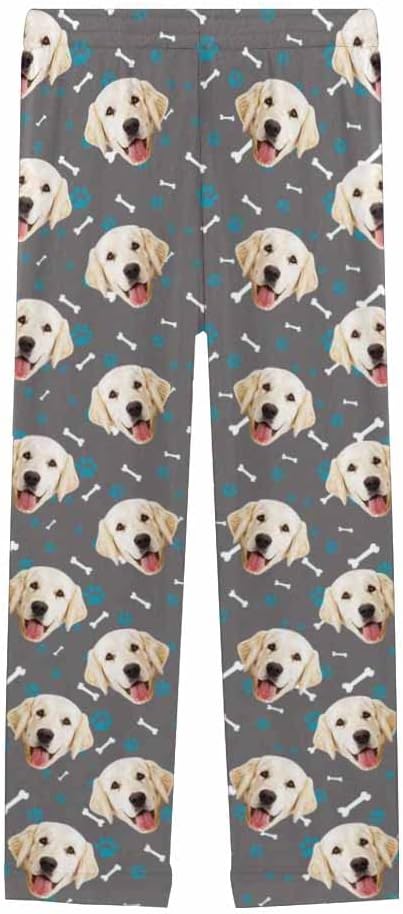 Custom Face Pajamas Pants Personalized Sleepwear Bottoms for Women XS-XXL