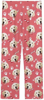 Custom Face Pajamas Pants Personalized Nightwear Bottoms for Women XS-XXL