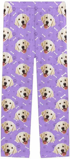 Custom Face Pajamas Pants Personalized Sleepwear Bottoms for Women XS-XXL