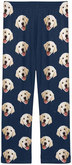 Custom Face Pajamas Pants Personalized Sleepwear Bottoms for Women XS-XXL